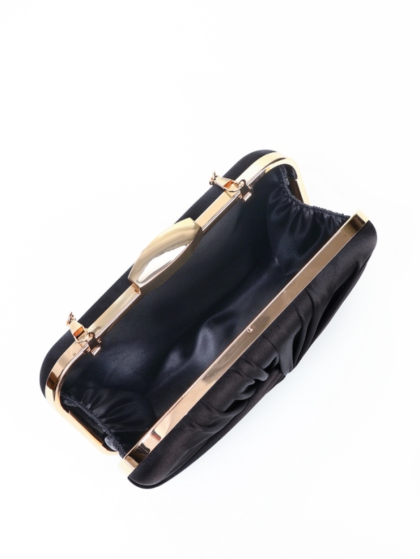 Сумка жен,  20*6*13, отд на фермуаре, цепь, черный