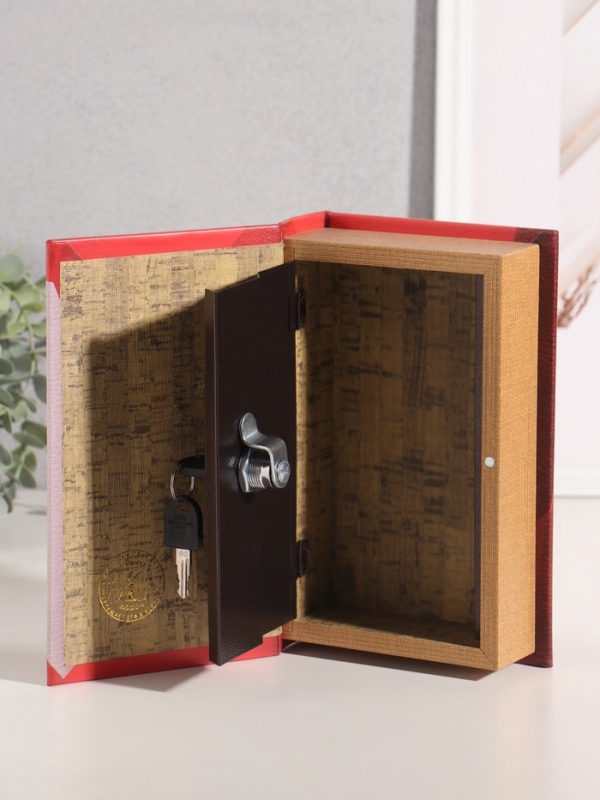 Сейф-книга дерево кожзам "Стратегии бизнеса" 21х13х5 см