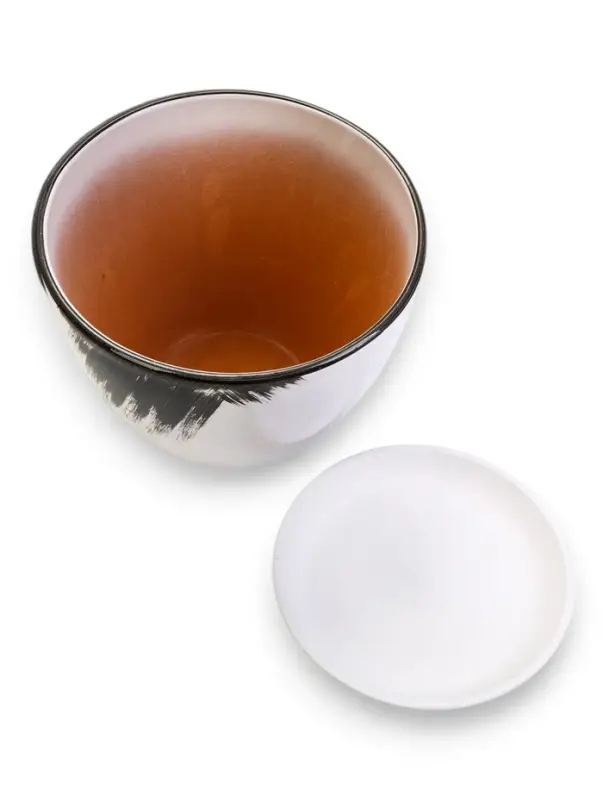 Горшок цветочный поддоном  8 л,  керамика, Штрих (М)