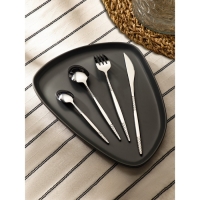 Набор столовых приборов из нержавеющей стали Доляна &laquo;Античность&raquo;, 4 предмета, цвет серебряный