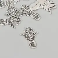 Декоративный элемент для творчества &laquo;Арт Узор. Верба в вазе&raquo;, 2.5&times;1.9 см