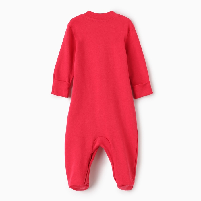 Комбинезон детский MINAKU цвет малиновый, рост 56-62 см