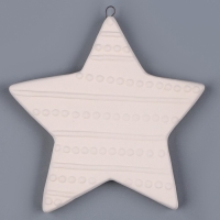 Новый год! Ёлочное украшение под раскраску &laquo;Звезда&raquo;, с подвесом