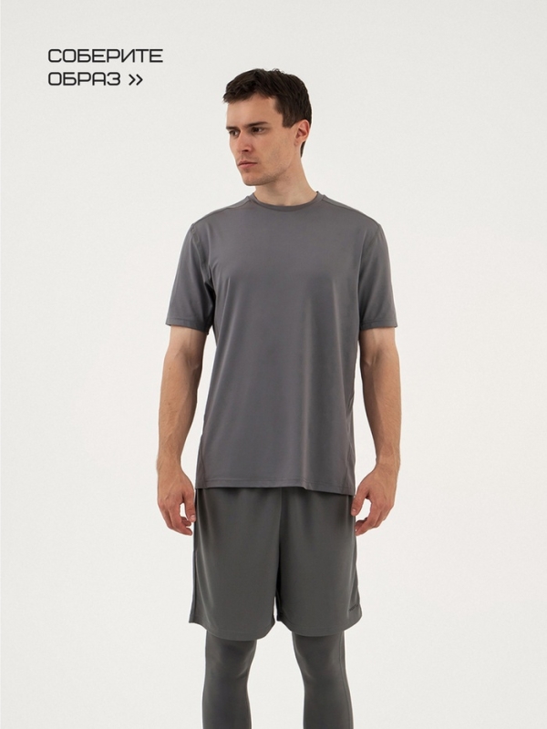 Шорты мужские Resport, р. 50, цвет серый, базовые Шорты мужские Resport, р. 50, цвет серый, базовые