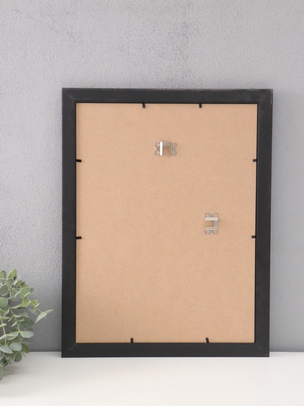 Фоторамка пластик "МИРАМ" 30х40 см, серебряный