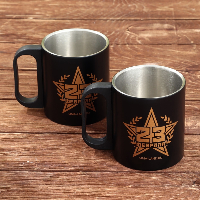 Набор посуды для пикника «Защитнику», термос 500 мл, кружка 180 мл, 2 шт Набор посуды для пикника «Защитнику», термос 500 мл, кружка 180 мл, 2 шт