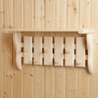 Вешалка-полка "Банька", липа, 61,5х31,5х21,5 см Вешалка-полка "Банька", липа, 61,5х31,5х21,5 см