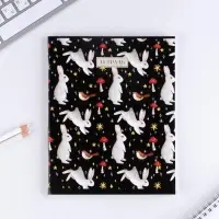 Тетрадь в клетку, 48 л., А5, на скрепке, блок №1 &laquo;Волшебство&raquo; МИКС