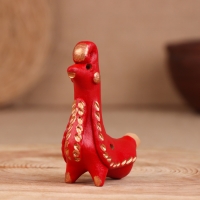 Абашевская игрушка "Курочка", 8х3х8 см, Ворожейкин В.А. Абашевская игрушка "Курочка", 8х3х8 см, Ворожейкин В.А.