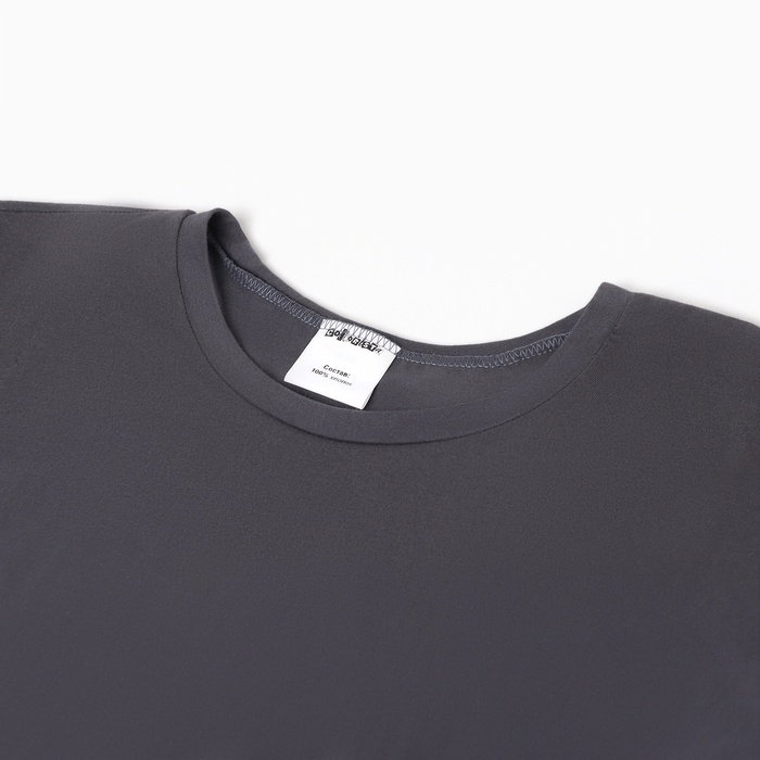 Футболка мужская Collorista, плотность 145г/м2, цвет серый, размер 50-52