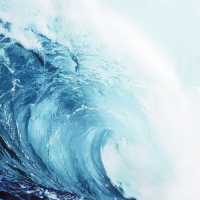 Штора для ванны Доляна WAVE, с люверсами, 180&times;180 см, полиэстер