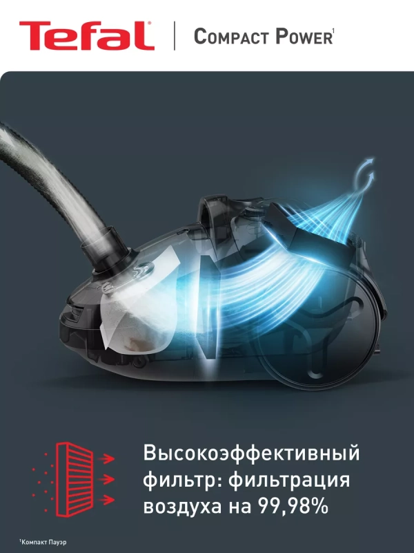 Пылесос Compact Power TW3927EA, белый
