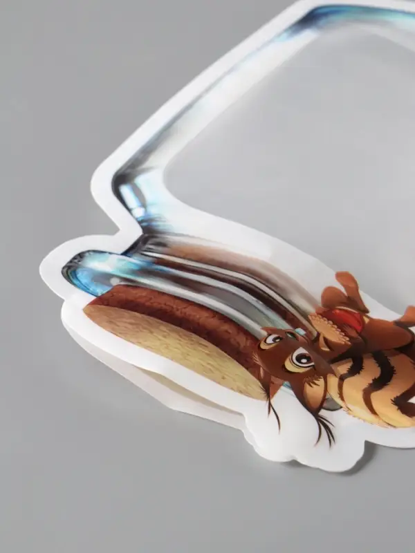 Пакет для хранения "Стеклянная баночка с пробкой. Белочка", застёжка zip-lock 17х24,5+7 см   1088652