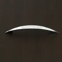 Ручка-скоба мебельная ТУНДРА LIGHT РС003AL, м/о 128 мм, цвет хром