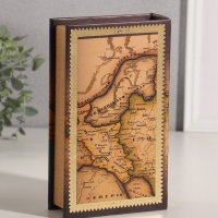 Сейф-книга дерево кожзам "Русь Великая" тиснение 21х13х5 см