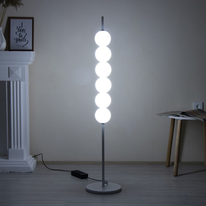 Торшер "Тапиока" 6хLED 20Вт 4000К белый 28х28х140см