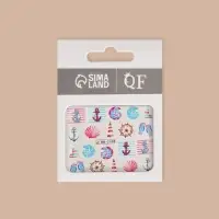 Слайдеры для ногтей &laquo;Якори&raquo;, разноцветные