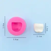 Форма силиконовая универсальная &laquo;Лик&raquo;, размер изделия &mdash; 2,1 &times; 1,9 см