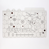 Дом из картона "Чебурашка"