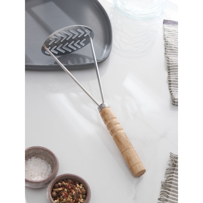 Толкушка Доляна &laquo;Деревенька&raquo;, 27,5 см