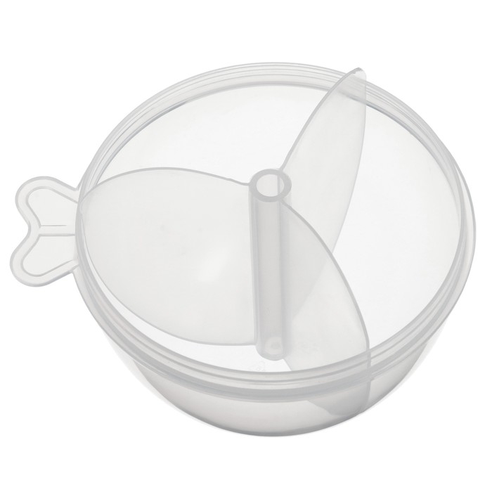 Контейнер для хранения детского питания, 3 секции по 60 мл., 9,5х8,5 см., 180 мл., цвет МИКС