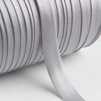 Косая бейка, атласная, 15 мм &times; 132 &plusmn; 1 м, цвет серый №9197