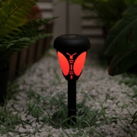 Светильник на солнечной батарее "Еврогарант", "Фонарь бабочка" 7x30.5 см, IP44, 1 LED, RGB