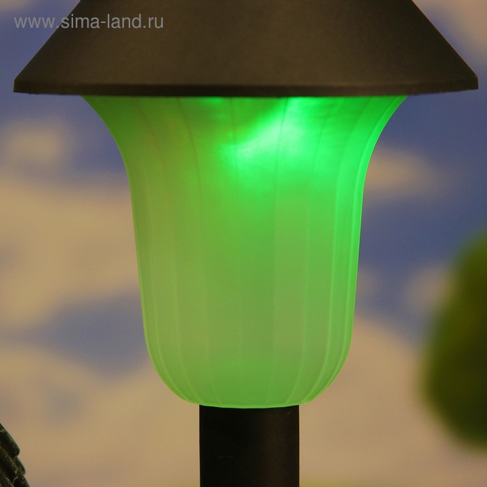 Садовый фонарь "Белка с веткой-фонарем" 33см