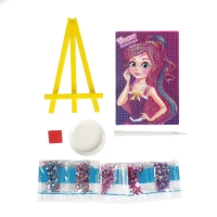 Алмазная мозаика с частичным заполнением на подставке для детей &laquo;Самая классная&raquo;, 10 х 15 см