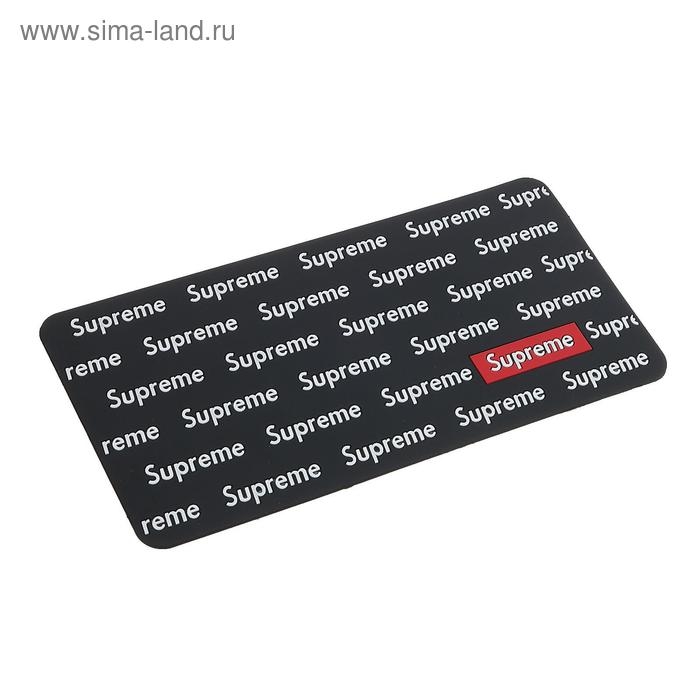 Коврик противоскольязщий 30&times;15 см, Supreme, черный