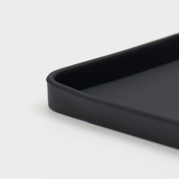 Противень для духовки Доляна «Криспи», силикон, 40×30 см, цвет чёрный Противень для духовки Доляна «Криспи», силикон, 40×30 см, цвет чёрный