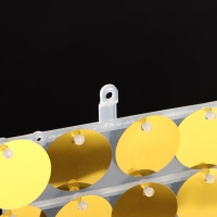 Панель с пайетками для фотозоны, круглые, 30*30см, цвет золотой