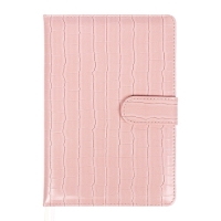 Ежедневник датированный 2025 A5 168 листов, deVENTE.Barbara, твердая обложка кожзам с поролоном, хлястик, перфорация, ляссе, блок 70, розовый