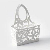 Подставка для губки &laquo;Гармония&raquo;, 13&times;18&times;6 см, цвет белый