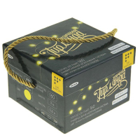 Гирлянда &laquo;Бахрома&raquo; 3 &times; 0.6 м, IP44, УМС, тёмная нить, 160 LED, свечение жёлтое, 220 В