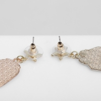 Серьги эмаль &laquo;Лягушки&raquo; волшебство, цвет зелёный в золоте