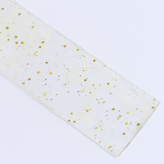 Надувающаяся клейкая лента с блестками, цвет желтый, 3 м Надувающаяся клейкая лента с блестками, цвет желтый, 3 м