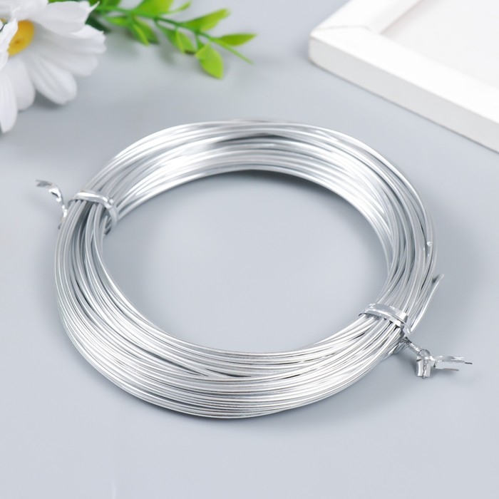 Проволока для творчества "Astra" 1,5 мм, 10 м, серебро