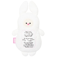 Мягкая игрушка 3 в 1 &laquo;Зайка&raquo; с метрикой, с вишнёвыми косточками, 19,5 см