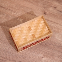 Шкатулка из бамбука 17х10х7 см