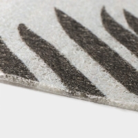 Коврик придверный Доляна Welcome home, 38&times;58 см, цвет серый