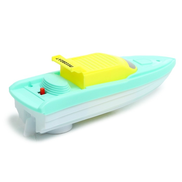 Катер &laquo;Супер скорость&raquo;, работает от батареек, цвет МИКС