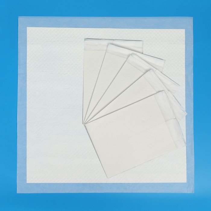 Пеленки для животных шестислойные гелевые, 60 х 60 см, (в наборе 10 шт) Пеленки для животных шестислойные гелевые, 60 х 60 см, (в наборе 10 шт)