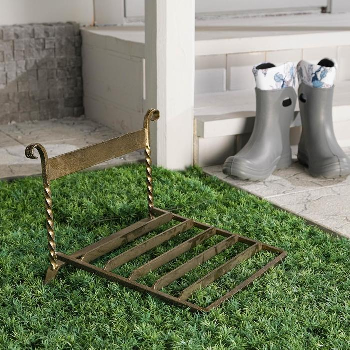 Декроттуар для очистки обуви, 32 × 26 см, бронза Декроттуар для очистки обуви, 32 × 26 см, бронза