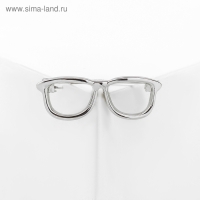 Брошь «Очки» оправа, цвет серебро Брошь «Очки» оправа, цвет серебро