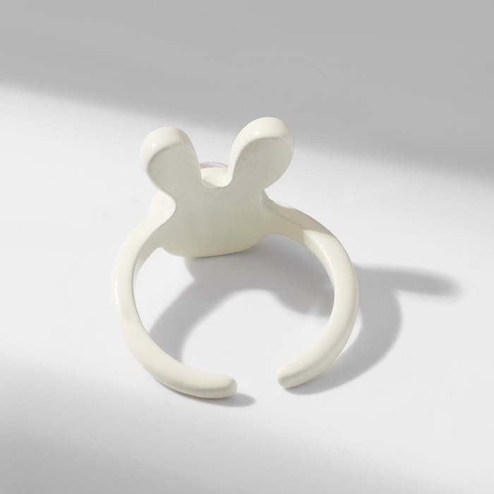 Кольцо «Монстрик» заяц, цвет белый, безразмерное Кольцо «Монстрик» заяц, цвет белый, безразмерное