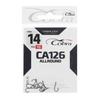 Крючки Cobra ALLROUND, серия CA126, № 14, 10 шт. Крючки Cobra ALLROUND, серия CA126, № 14, 10 шт.