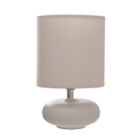 Настольная лампа "Ассенса" Е14 40вт серый 13х13х22 см