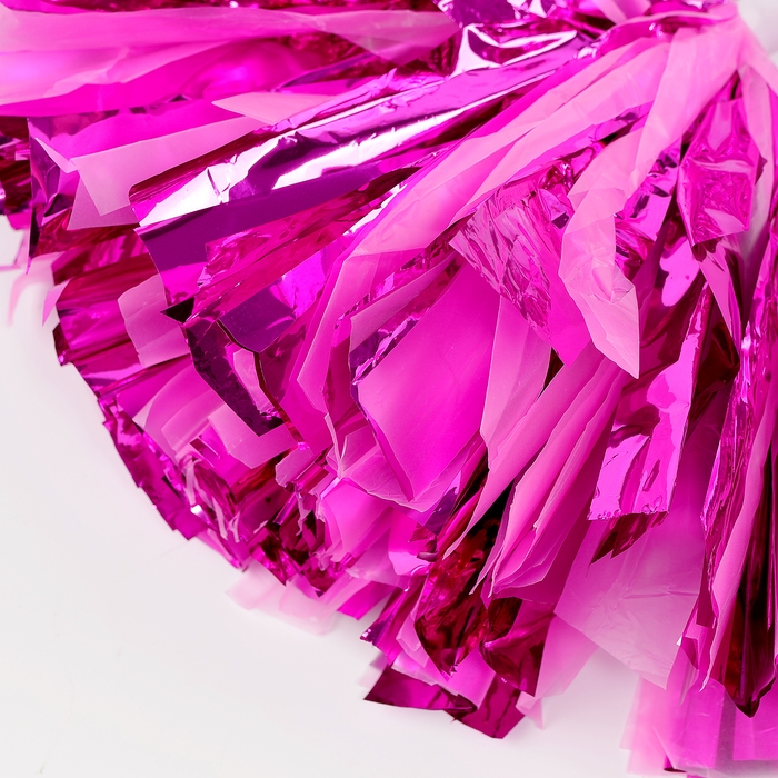 Помпон 1шт, цвет фуксия+ розовый