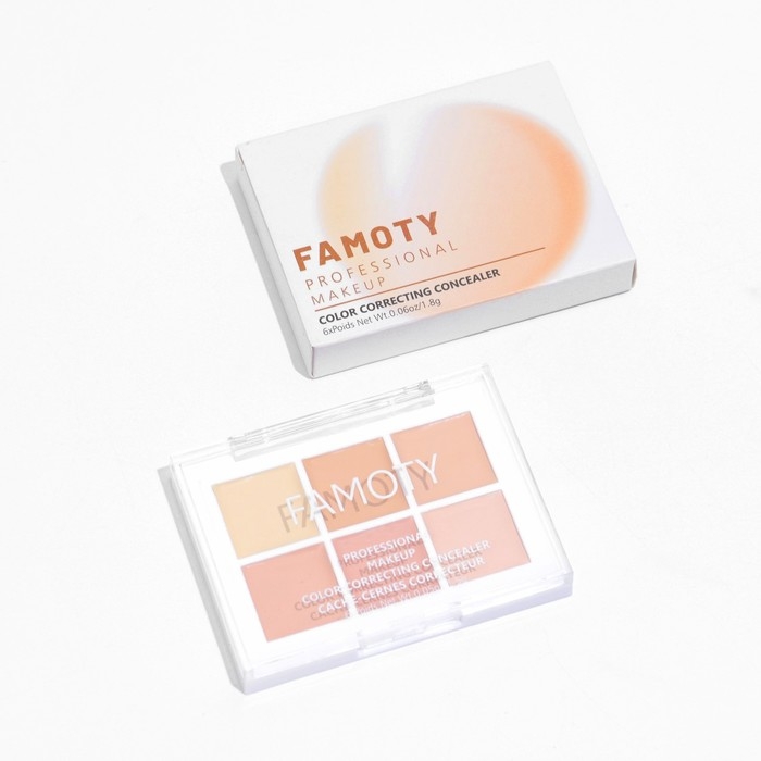 Палетка консилеров Revolution, 6 оттенков Палетка консилеров Revolution, 6 оттенков